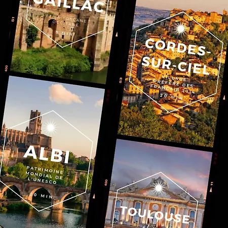 Superbe Cosy, Balcon, Parking Gaillac